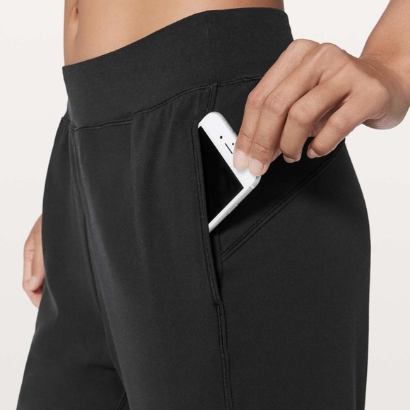 Lululemon Rejuvenate Crop Black Women's 4 W6AM9S - Picture 4 of 11